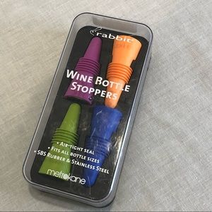 Rabbit Wine bottle stoppers, 4-pack